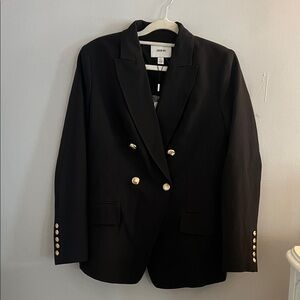 JASON WU black blazer/gold buttons NWT